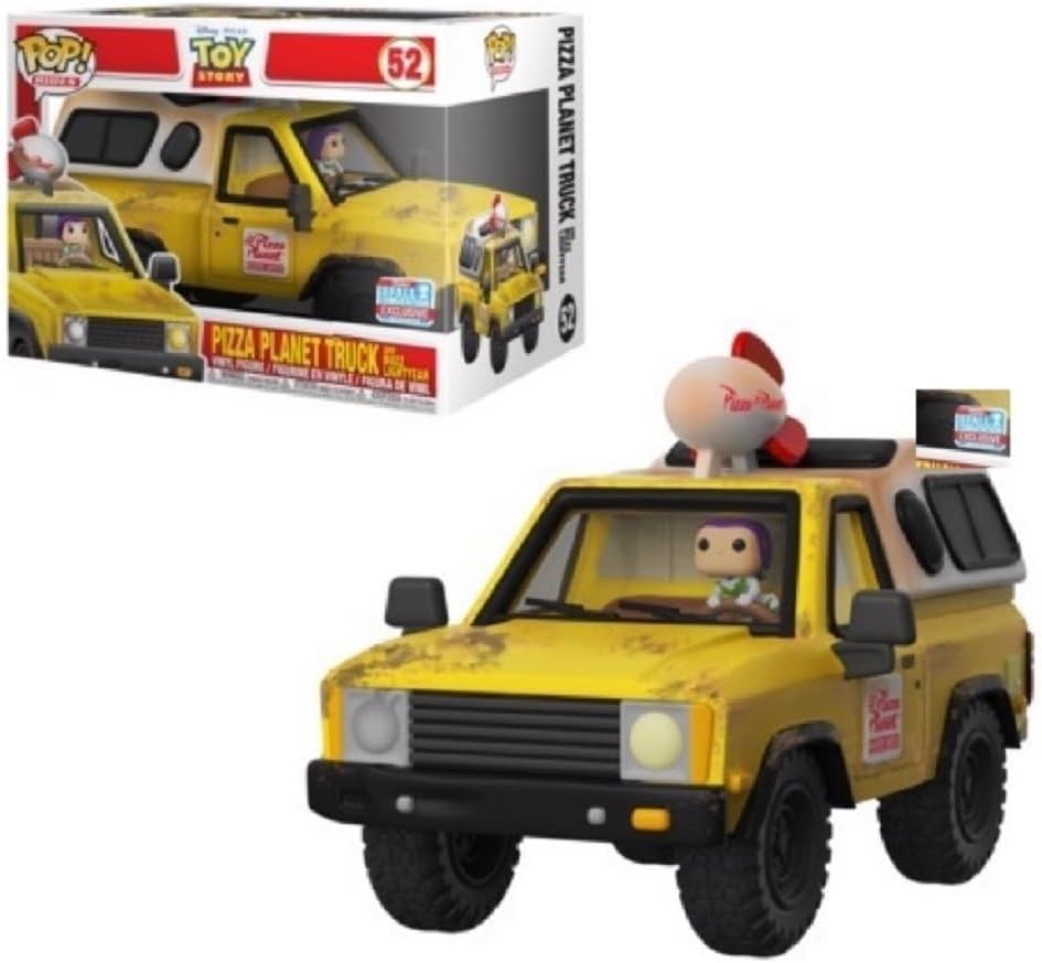 Funko Toy Story Pizza Planet Truck & Buzz Lightyear 2018 Fall Con Exclusive Fun ko Pop! Rides Vinyl Figure