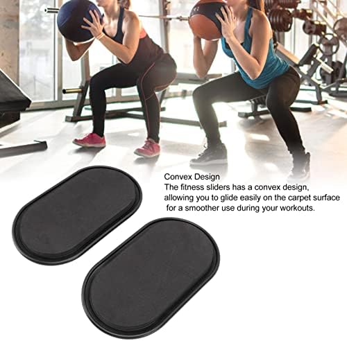 Brrnoo Gliding Disc, Gliding Discs Core Sliders Use for Abdominal Exercise, Strengthen Core, Glutes, Abs, Full Body Coordination Big Contacting Area Gliding Pad