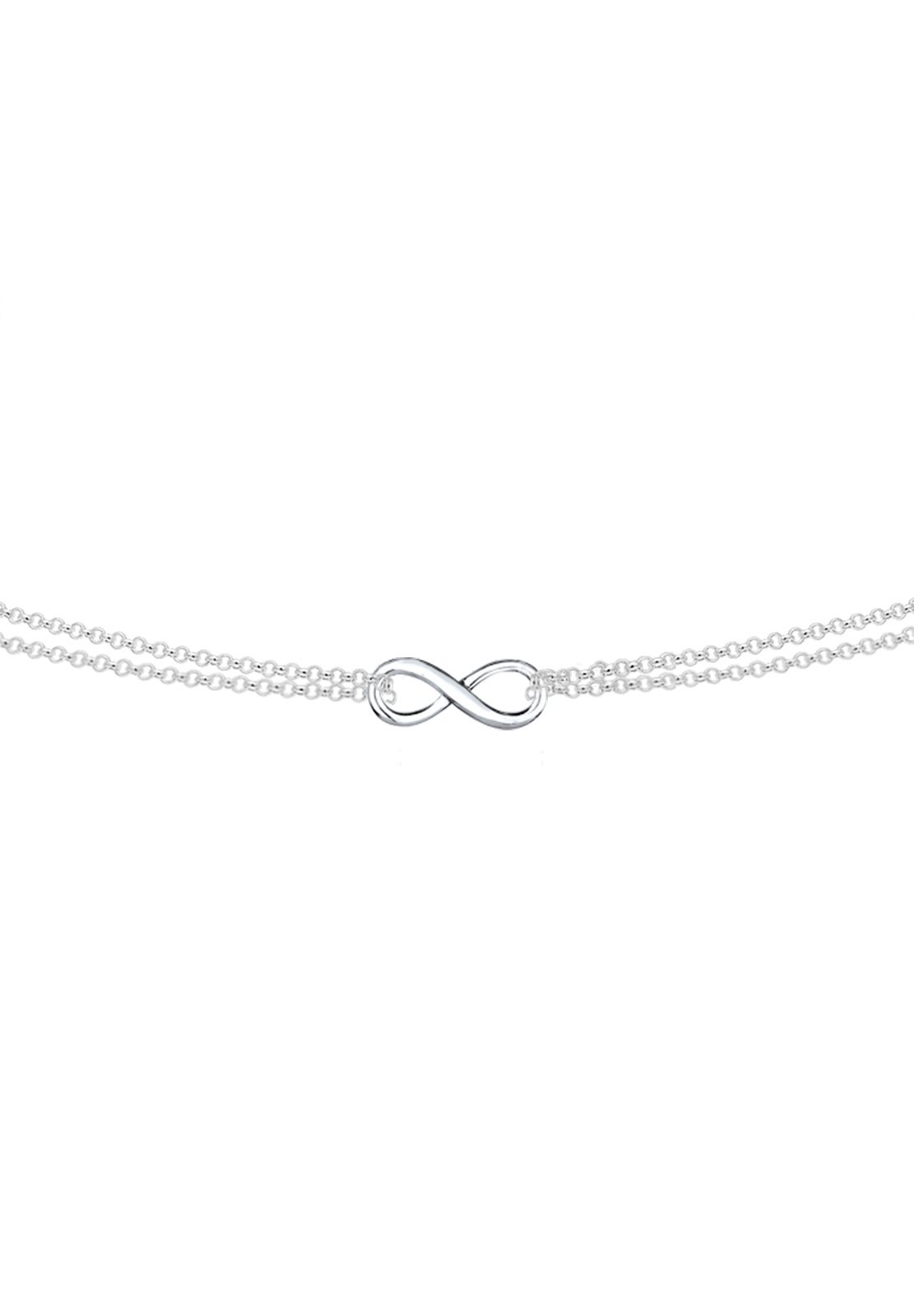Elli Collana da donna con simbolo dell'infinito, in argento sterling 925