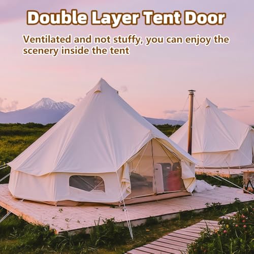 Carpa Outdoor con techo alto y puertas dobles para camping miniatura 5