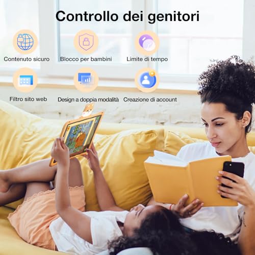 DOOGEE Tablet per Bambini Android 13, T20MINI KID