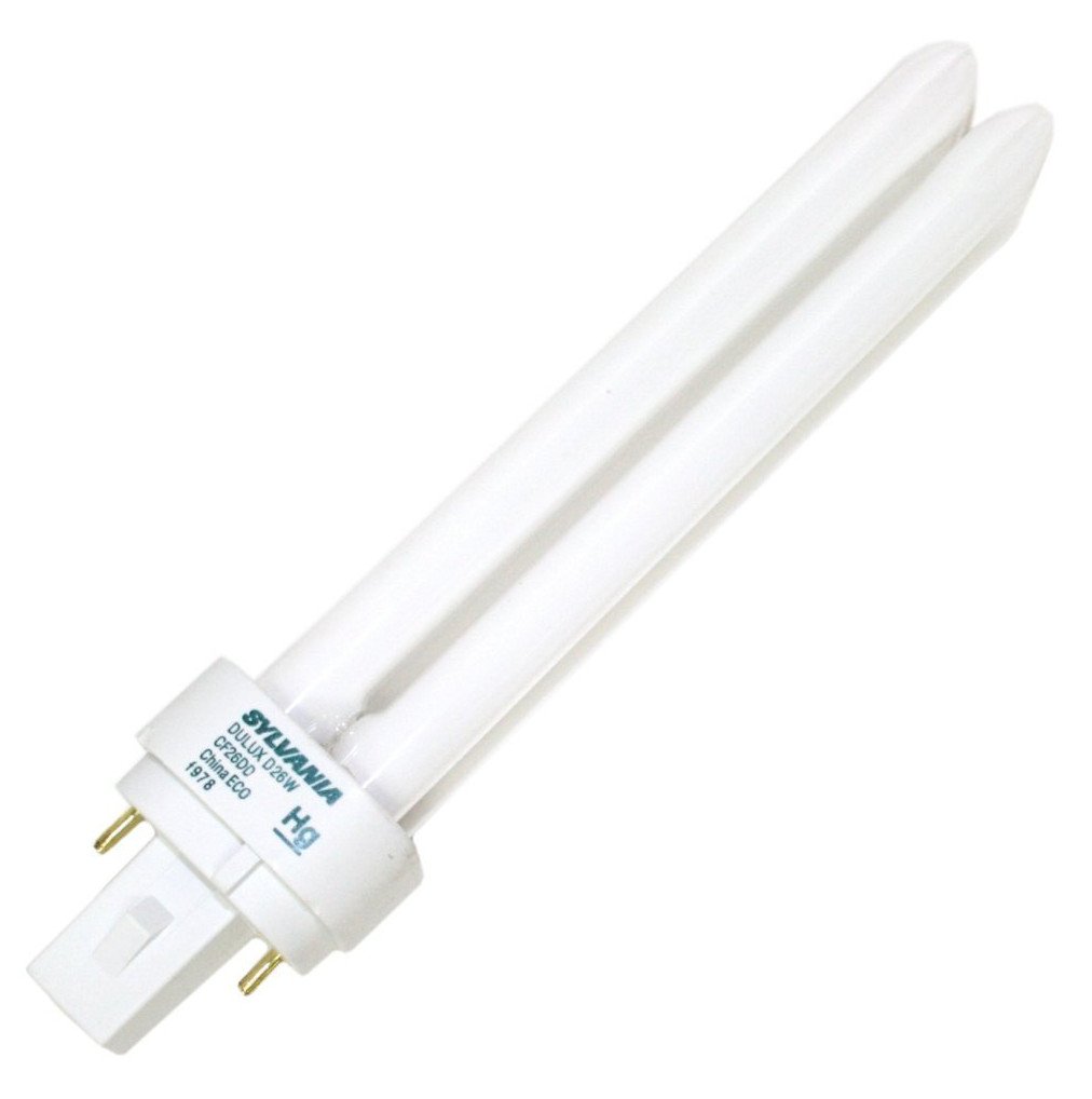 Sylvania 21115 (4-Pack) Cf26Dd/841/Eco 26-Watt Double Tube Comapct Fluorescent
