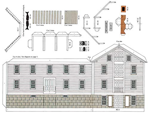Cut & Assemble an Early American Seaport: 11 Easy-to-Make Paper Models (Dover Crafts: Origami & Papercrafts) - Image 2