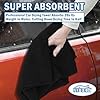 HOMEXCEL Professional Large Microfiber Car Drying Towels 2 Pack, Lint Free, Scratch Free, Highly Absorbent Drying Towel for Cars, SUVs, RVs, Trucks, and Boats,31" x 24", Black #4