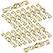 20 Pièces Pince de Homard Fermoir, Fermoirs de Griffe avec Embout de Cordon, Attaches Fermoirs pour Bracelets Collier Boucles d'oreilles Creation de Bijoux - Or/32mm