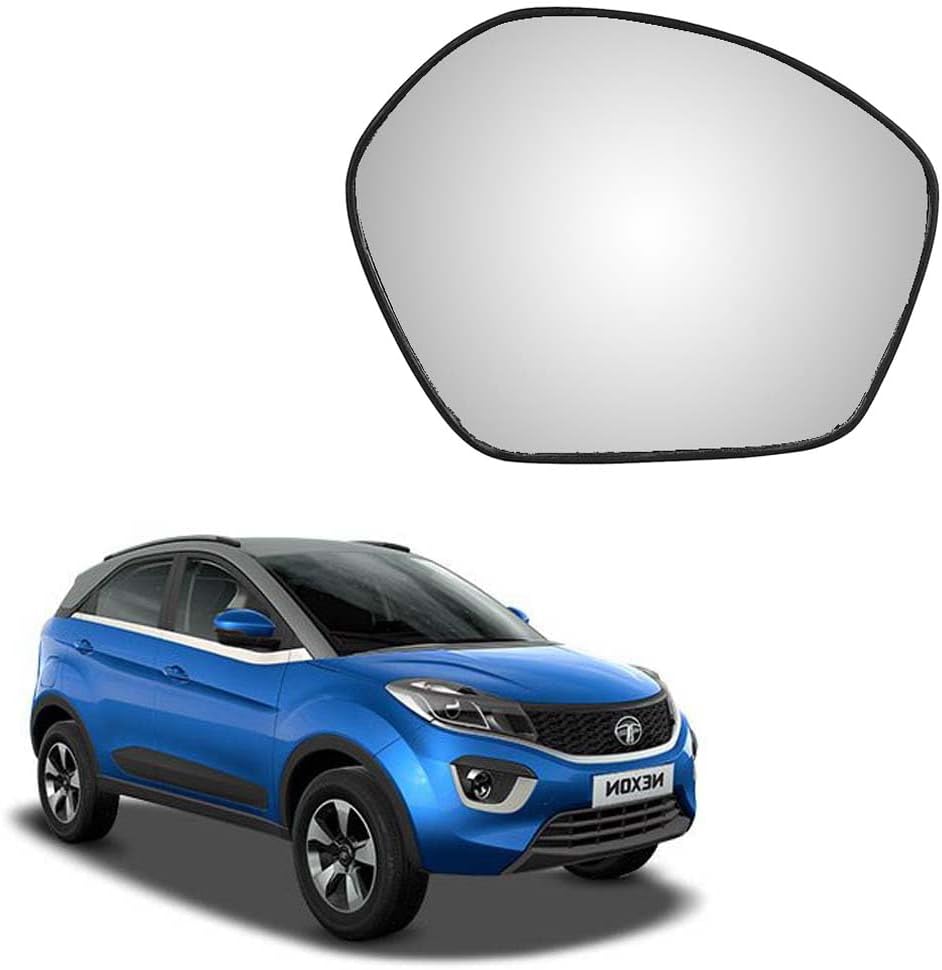 MACZO - Right Side Mirror Glass/Tukdi/Sub Mirror Plate/orvm Taata Nexon 2017-2022 Model