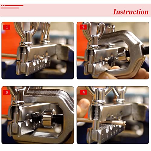 Brake Line Tubing Kit - 25 Ft 3/16 Copper Coated Flexible Tube With 16 Fittings And 4 Unions Brake Line Fittings+Double & Single Flaring Tool Kit With Extra Adapters, 45 Degrees #TOP5