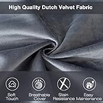 Large Bean Bag Chair for Adults/Kids with Filling, 3 ft Memory Foam Bean Bag Chairs with Filler Included, Ultra Soft Dutch Velvet Fabric, Bean Bag for Living Room - 3 Foot,Dark Gray - Image 5