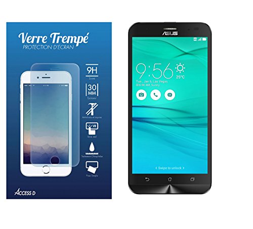 ACCESSD Zenfone Go ZB500KL Film de Protection écran en Verre trempé Anti-Chocs et Anti-Rayures pour ASUS ZENFONE GO ZB500KL X00AD X00ADC X00ADA