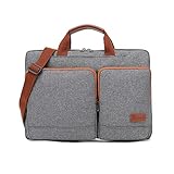Méthodes de transport à 3 voies - Offrant à la fois un confort ergonomique et une commodité de voyage, ce sac pour ordinateur portable comprend une sangle de bagage pour une fixation facile aux bagages à roulettes, deux poignées de transport et une bandoulière réglable/amovible avec un coussin en nid d'abeille respirant pour soulager la pression. Construit à partir de boucles de qualité supérieure et de fermetures éclair SBS pour garantir des performances durables.