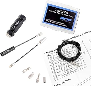 Upgrade Bicycle Internal Cable Routing Tool – Compatible with Shimano DI2 E-Tube (Incl. SD300) – for 4–5.5mm Shift, Brake Cable & Hydraulic Hose – Fits Carbon, Titanium, Aluminum Frames