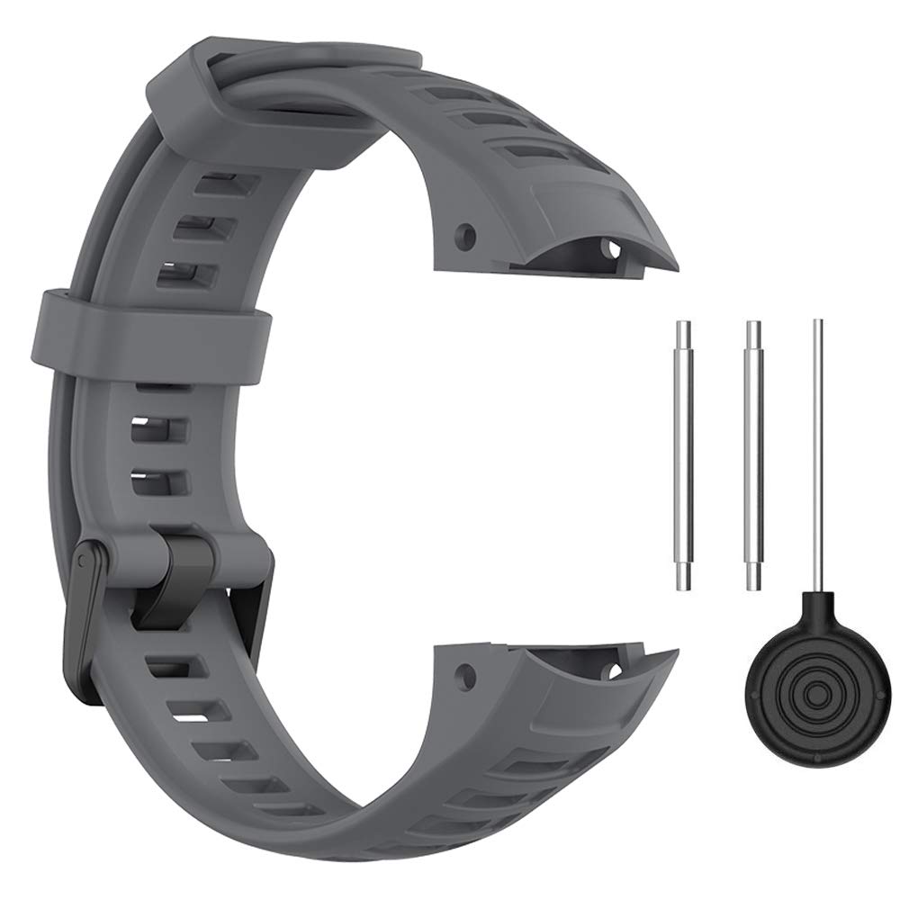Pasek do zegarka Garmin Instinct 2/2 Solar, miękki silikonowy zamiennik paska do zegarka Garmin Instinct Tide/Tactical/Solar/Esports (bez trackera)