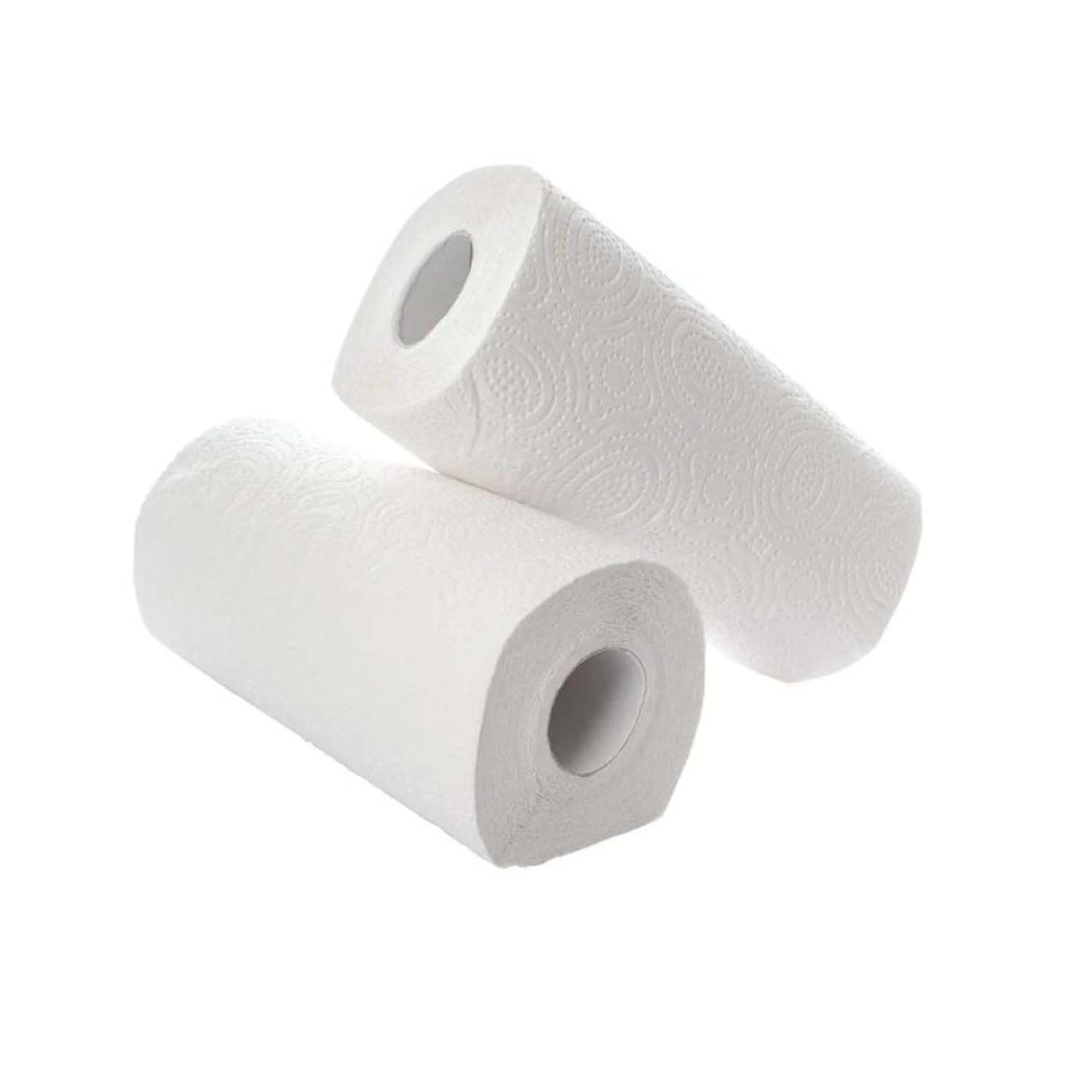 Multipurpose Kitchen Roll Paper Tissue washable and reusable oil and moisture absorbent | White Pack of 2-image-6