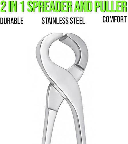 Miniatura 2 de Extractor y esparcidor de zapatos de caballos de herradura, herramienta de casquillo de acero inoxidable resistente para herradura, herramientas de