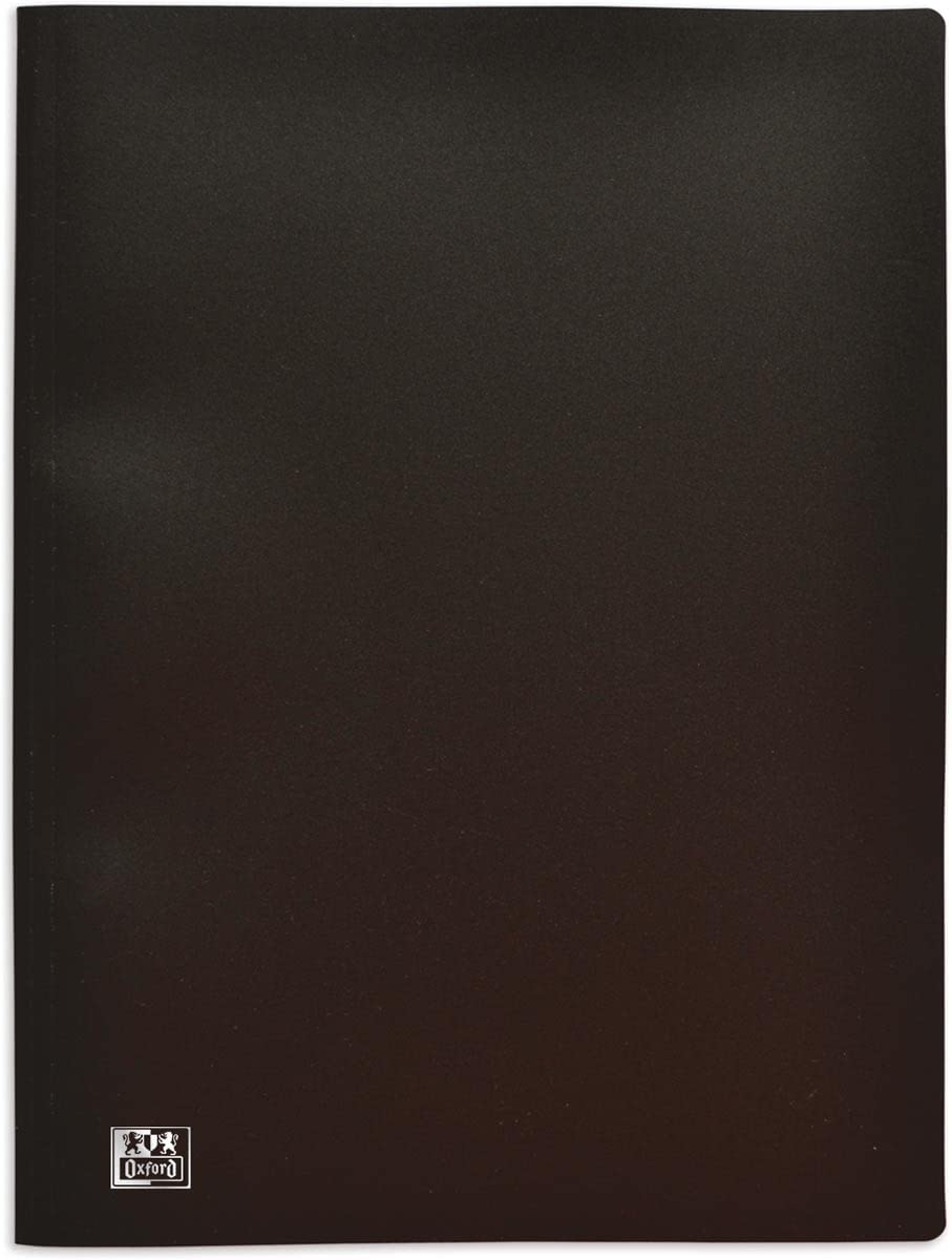 ELBA Memphis M32048003 Präsentationsmappe, weicher Einband, Polypropylen 100 Taschen A4 schwarz Ref, [10 Stück]