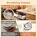 3-in-1 Stainless Steel Dumpling Maker Set - Professional Dumpling Press & Empanada Mold with Dough Cutters (3