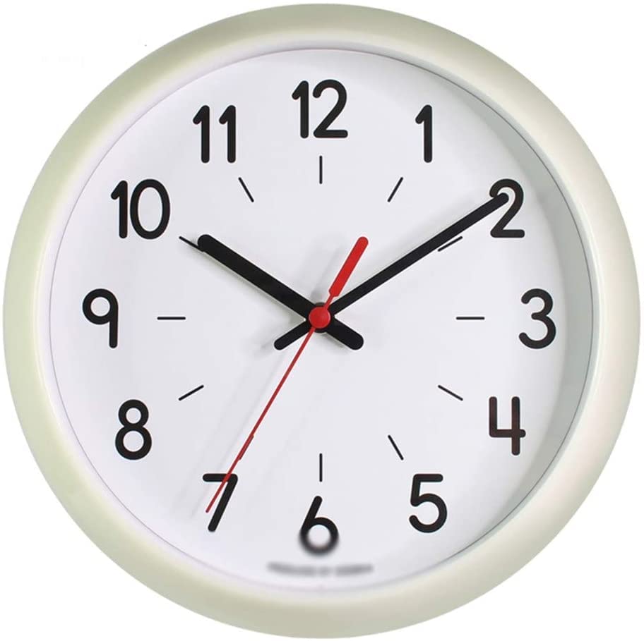 Horloge murale muette pour dortoir et appartement estudiantin