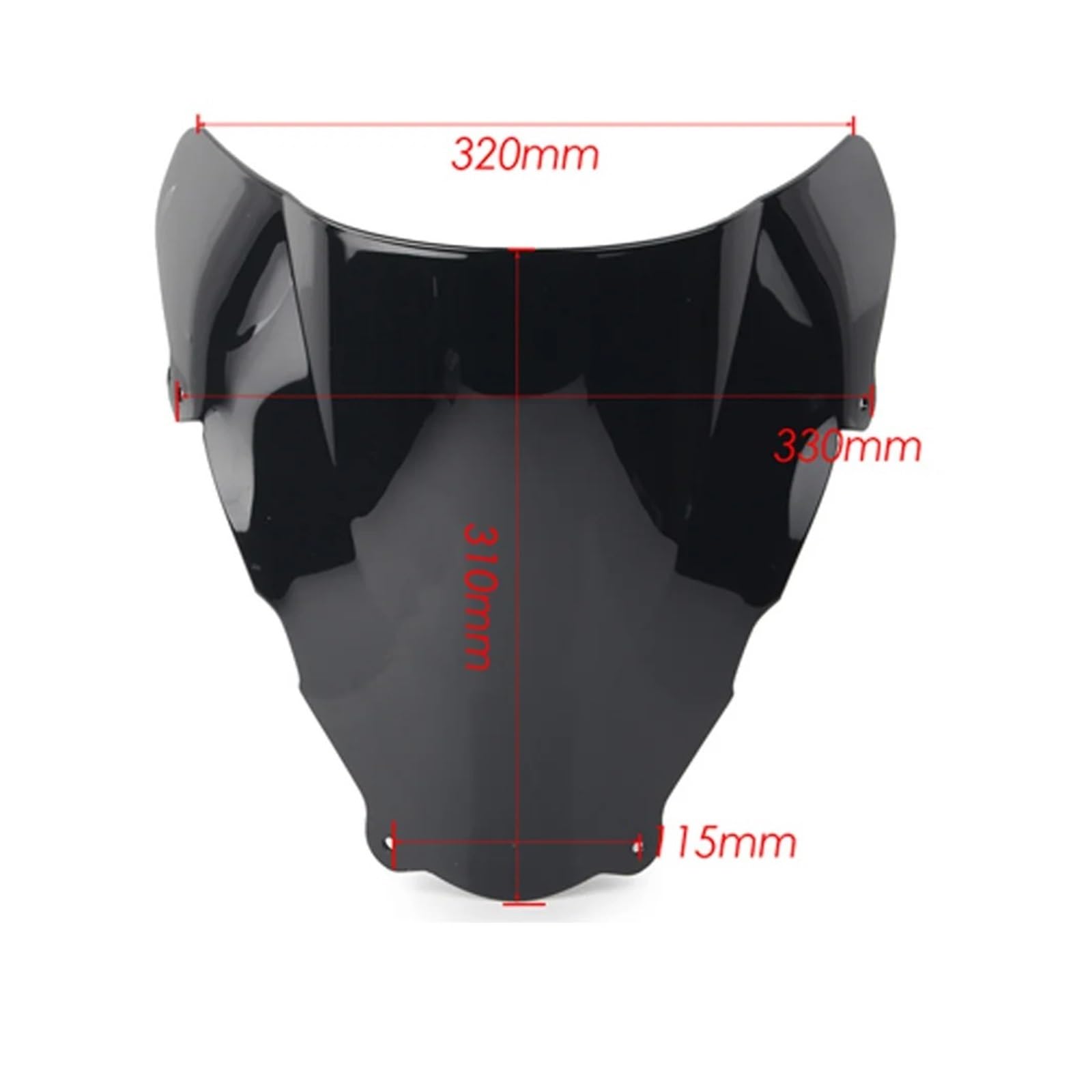 Cupolino Moto Per Suzuki SV650 Per SV650S SV400 Per SV400S SV 650S 400S 1999-2002 Moto Parabrezza Coperture Deflettore Parabrezza(Silver)