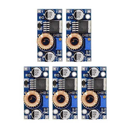 HUABAN 5 x XL4005 DC-DC verstellbares Step-Down-Netzteilmodul 5 A Hochstrom High Power Cover