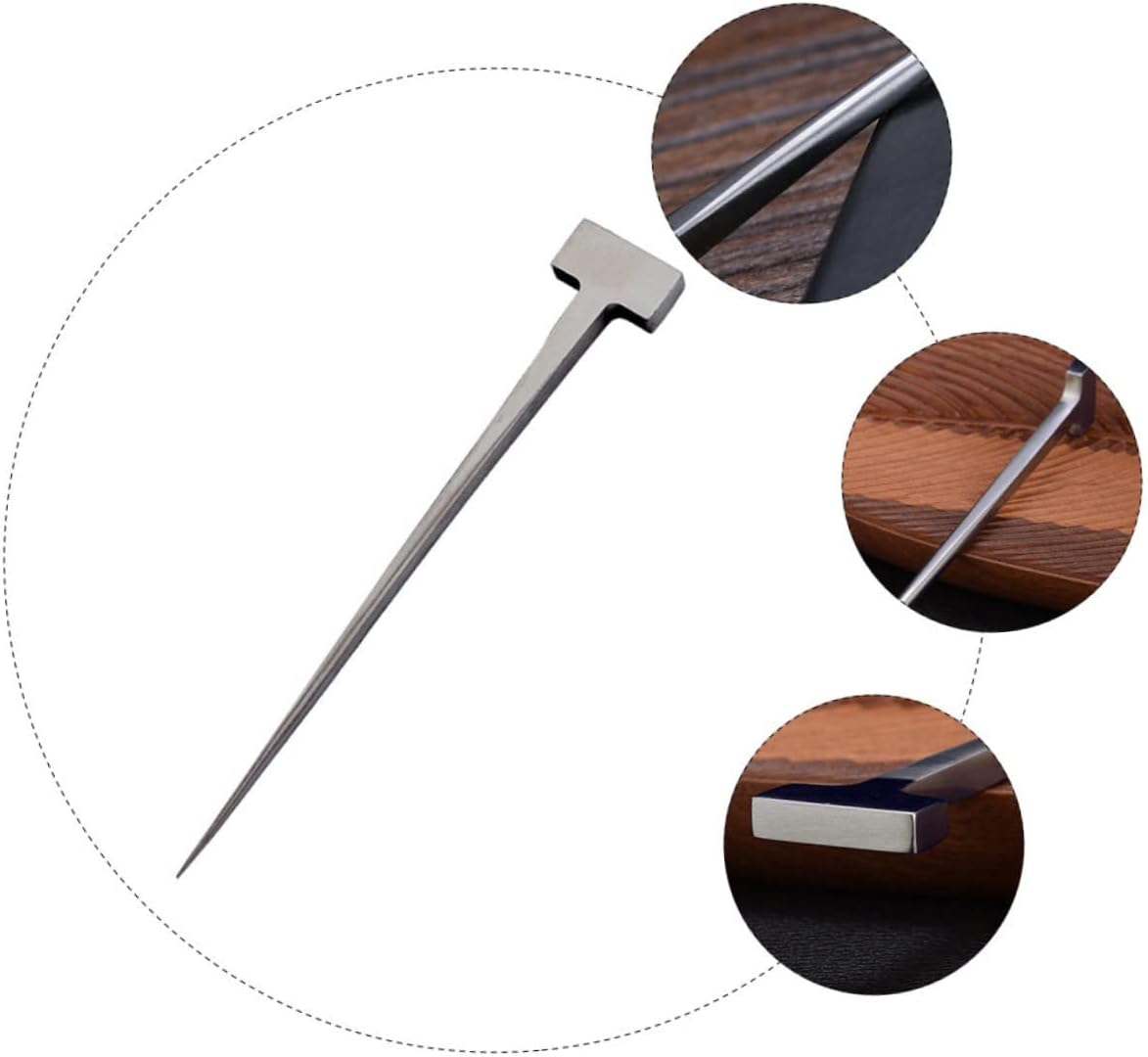 304 Stainless Steel T-shaped Eel Nail for Killing Fish 1 Piece Kitchen Gadget for Home Cooking and Seafood Preparation