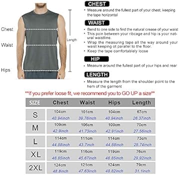 MEETYOO Tanktop voor heren, 3 of 5 stuks, sportshirts voor heren en