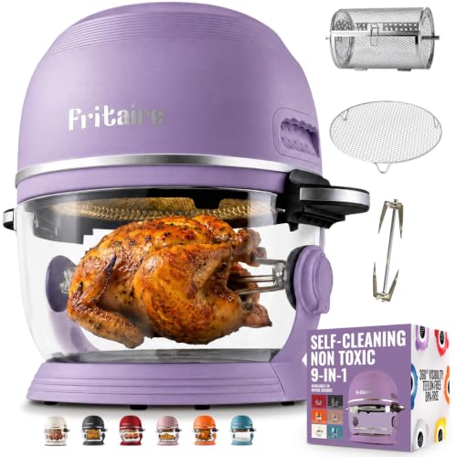 Fritaire Glass Air Fryer Non Toxic, 9-in-1 Pro...