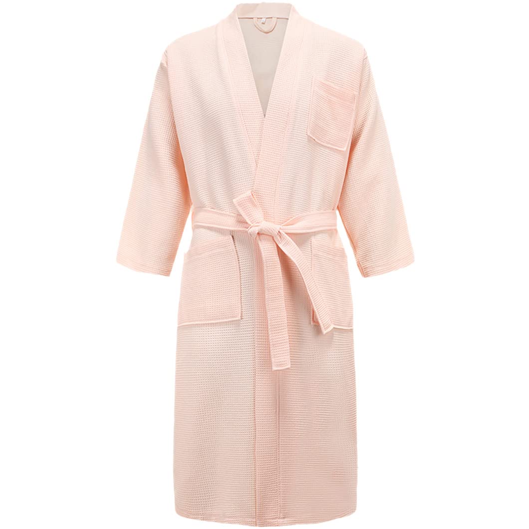 Męski bawełniany szlafrok kimono szlafrok kąpielowy szlafrok męski szlafrok damski długi szlafrok bielizna nocna plus size