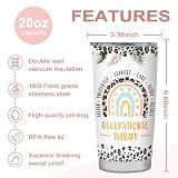 ZAHUOMUG Occupational Therapist Gifts Tumbler,Gifts for OT On Occupational Therapist Week,Travel Coffee Tumbler Mug 20oz
