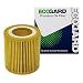 ECOGARD X5607 Premium Cartridge Engine Oil Filter for Conventional Oil Fits BMW X5 3.0L 2007-2018, 328i 3.0L 2007-2013, X3 2.0L 2013-2017, X3 3.0L 2007-2017, 335i 3.0L 2007-2015, 535i 3.0L 2008-2016