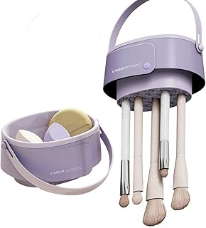 Cuenco de limpieza de cepillo de maquillaje d...