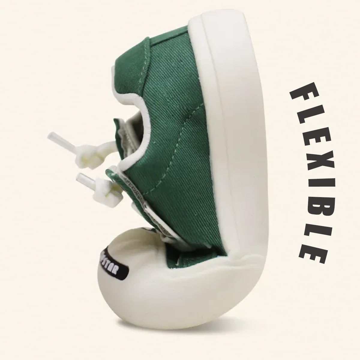 Kids Wide Toe Box Canvas Shoes Low Top Classic Canvas Sneakers Toddler Lace-up Fashion Casual Shoes for Boys and Girls