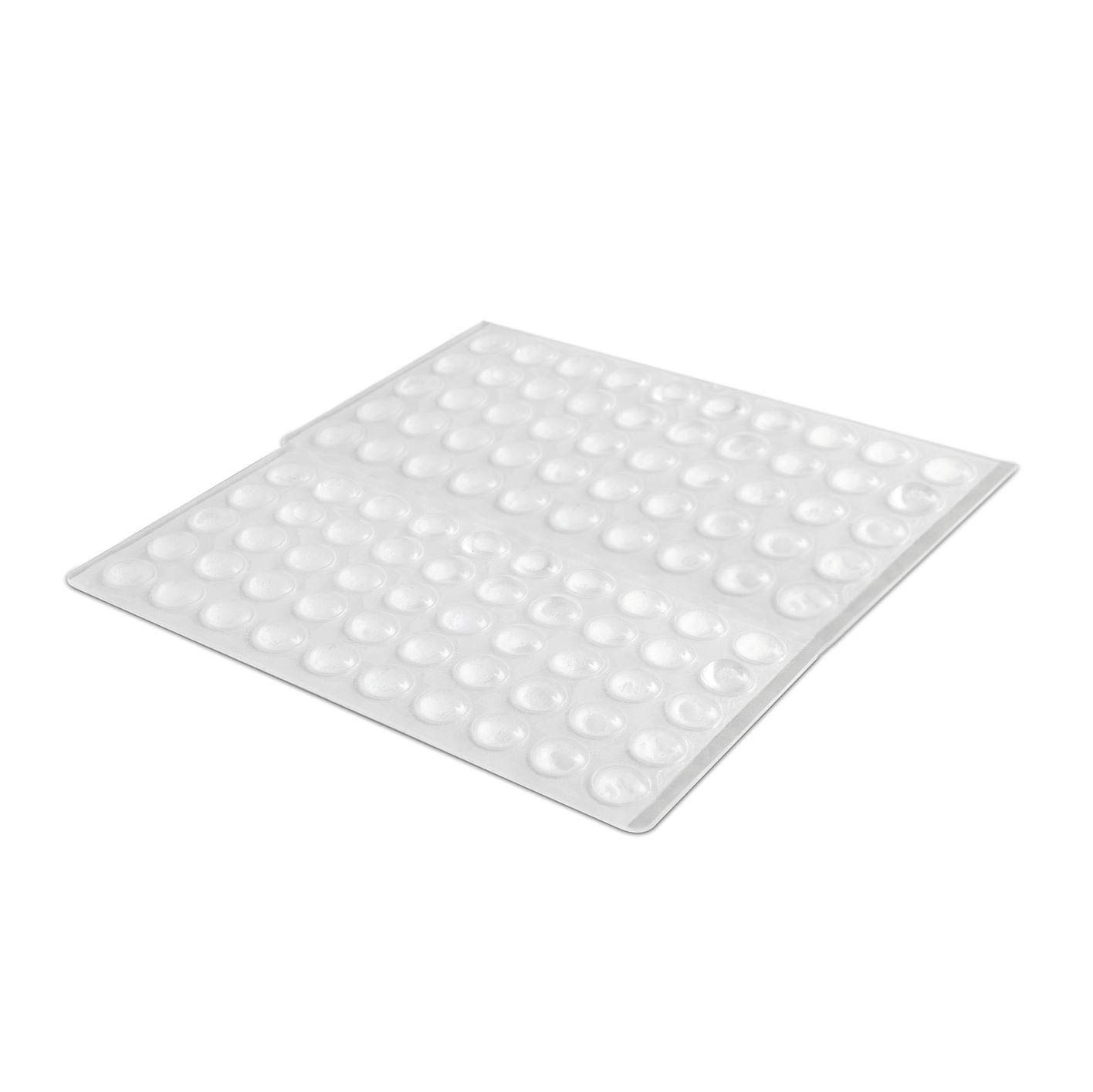 100 Clear Silicone Dots Rubber Feet Door Pad Bumper Damper Self Adhesive 7 * 1.5mm
