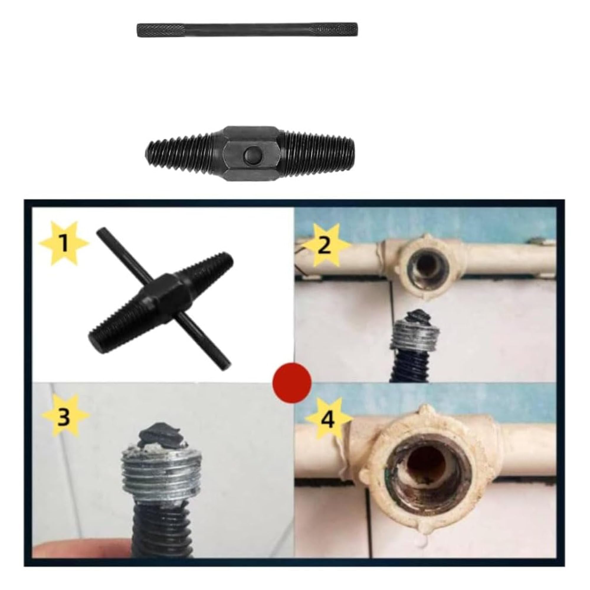 Dual-Use Broken Screw Extractor