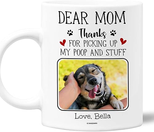 Wassmin Taza de cafĂ© personalizada con nombre de imagen de perro, 11 onzas, 15 onzas, divertido cumpleaños, dĂa de la madre, San ValentĂn, regalos Wassmin Taza de cafĂ© personalizada con nombre de imagen de perro, 11 onzas, 15 onzas, divertido cumpleaños, dĂa de la madre, San ValentĂn, regalos