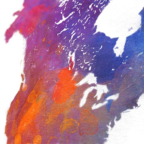 Watercolor World Map Tapestry - Watercolor Map Tapestry Of The World. Colorful Classroom World Map Tapestries. Globe Tapestry Map Wall Hanging Art. Dorm Earth Map Wall Tapestry Map Decor (60 X 40, Multicolor) #TOP4