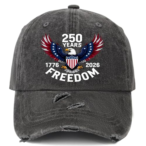 America Birthday Hat 1776 2026 250 Years Anniversary Hat for Mens Fashion