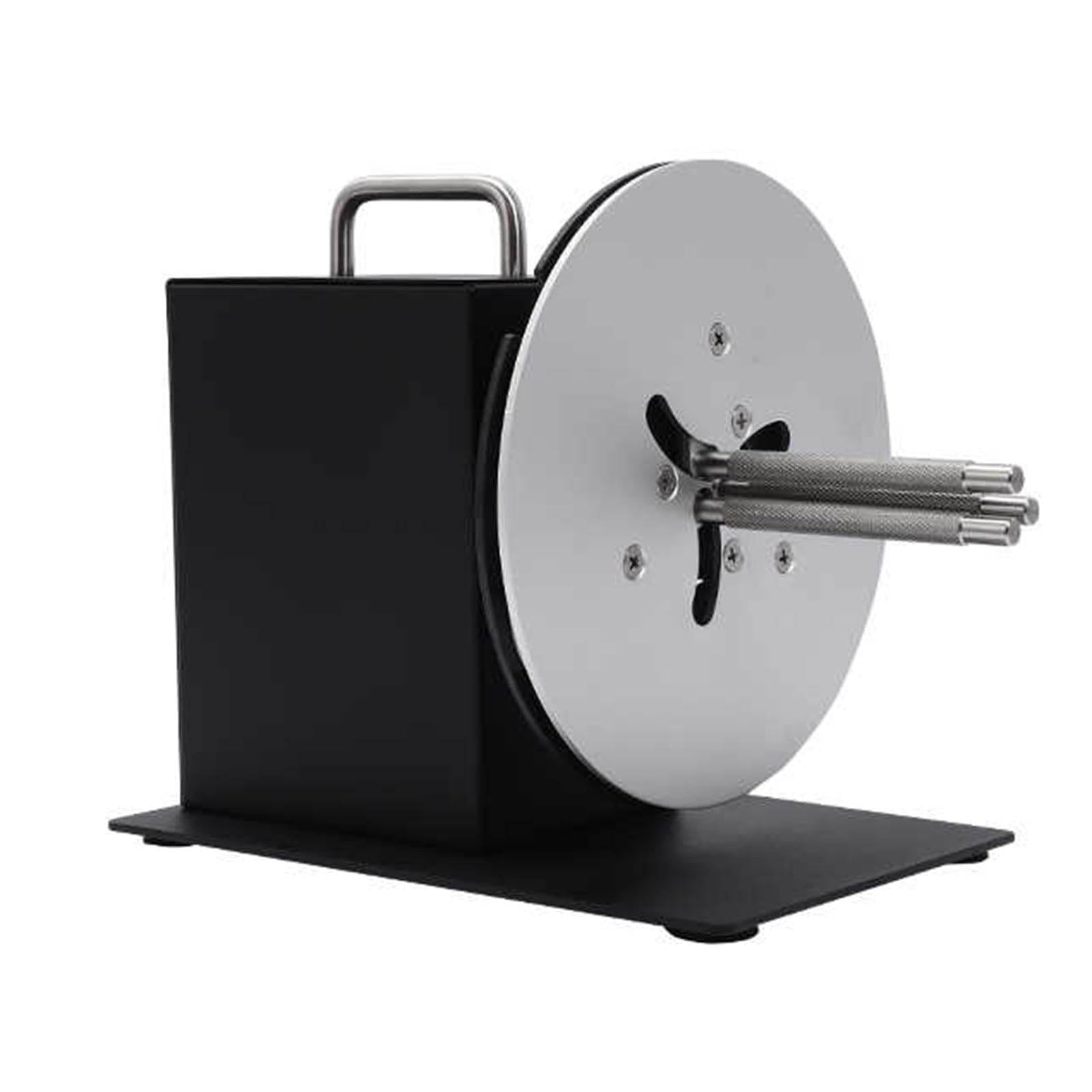 Gykozy Adjustable Label Rewinder Machine, Two-Way, Width 120Mm/Diameter 185Mm, Speed 1-8 In/S, Core 1-3 Inchess, For Printers