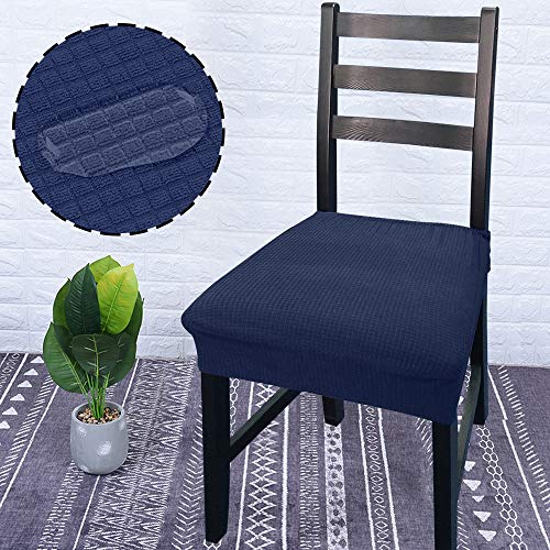 Northern Brothers Dining Chair Seat Covers - Chair Seat Covers, Chair Seat Covers For Dining Room (Navy Blue, 6) #TOP1