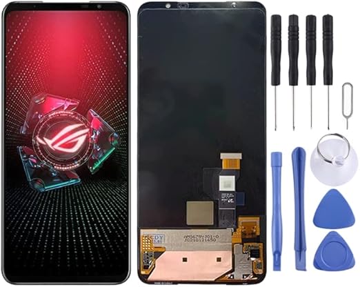 cellphone replacement parts lcd screen for asus rog phone 5 zs673ks i005da with digitizer full assembly phone accessories