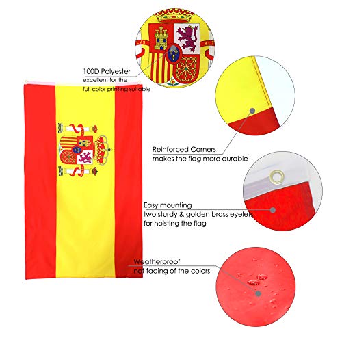 Star Cluster 90 x 150 cm Bandiera Spagna