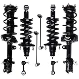 TFGCSG Front and rear struts Suspension for Honda CR-V 2007-2011 front Rear Shock and Strut Spring Assembly Strut Spring Assembly Stabilizer Bar Link 8 pcs