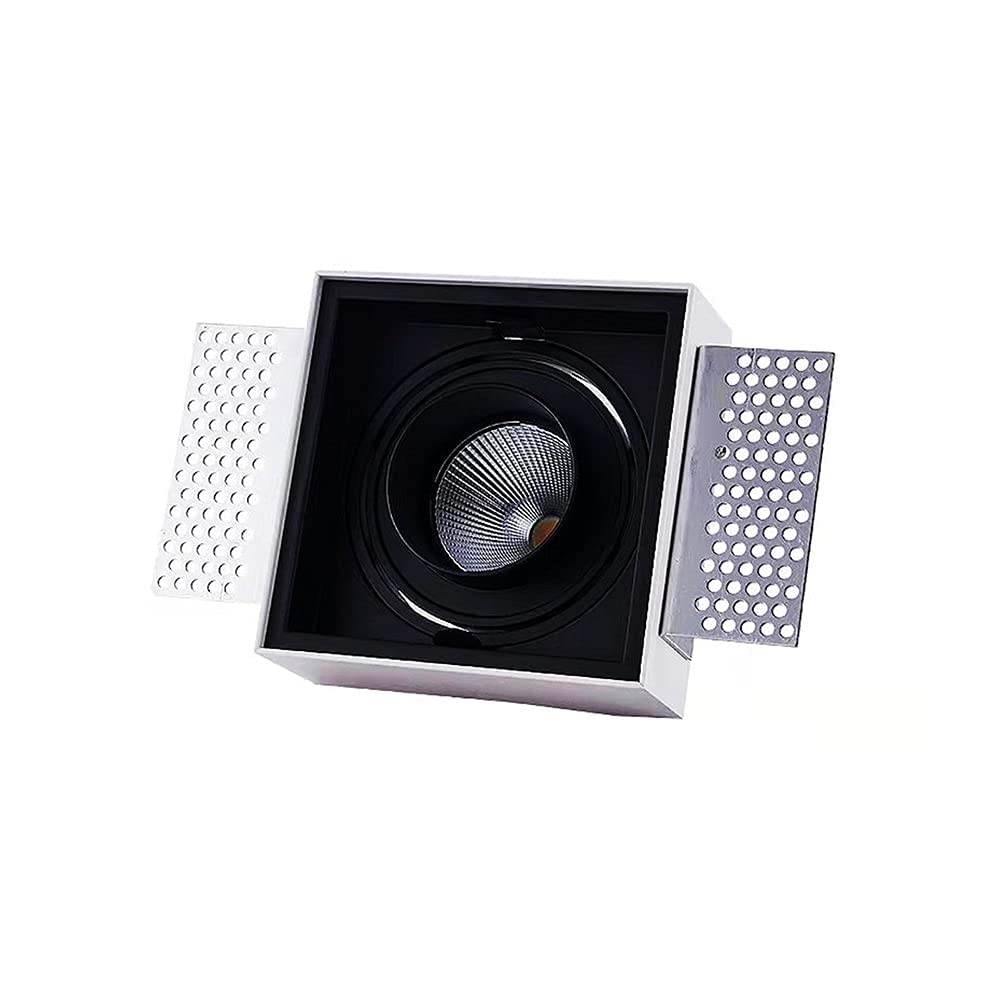 Downlights carrés haut de gamme avec rendu de couleur CRI 95 et angle orientable