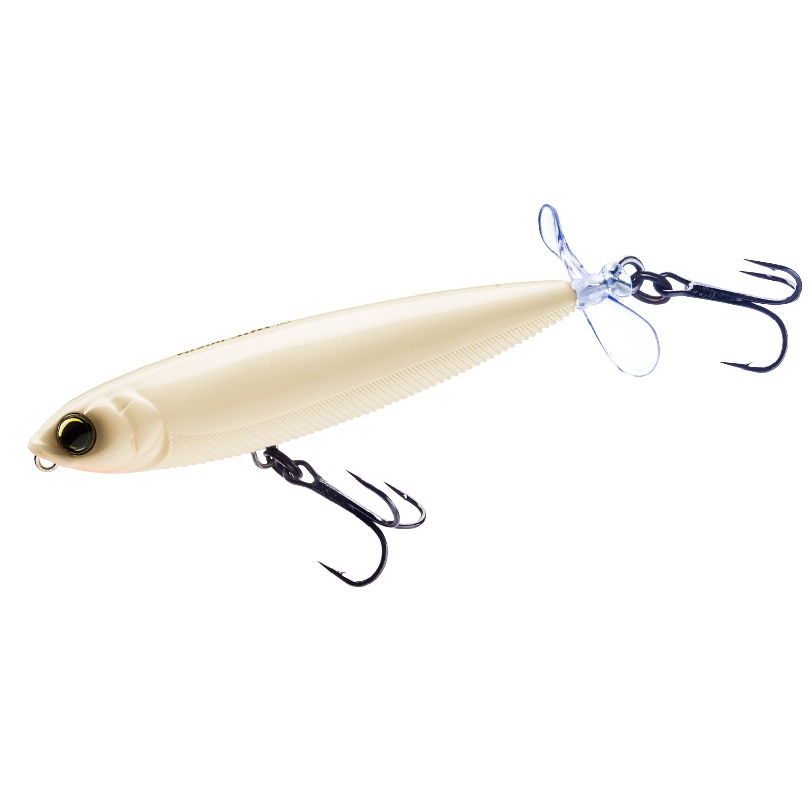 Yo-Zuri R1107-BN 3DB Prop Topwater Floating Lure, Bone