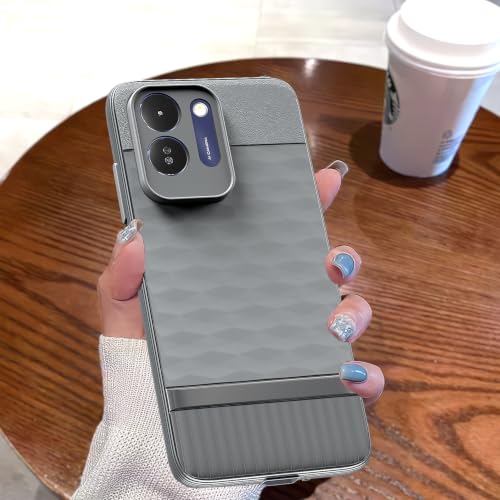 Image of Outlouders Back Cover for Poco M8x 5G | Full Camera Protection | TPU Soft Flexible Shockproof Bumper Case (Grey)
