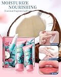Hand Cream Body Lotion Lip Balm Set,Skincare Product Travel Size Gift Kit,Moisturizing Small Body Lotion,Mini Hand Cream,Hydrating Lip Moisturizer,Christmas Mother's Day Skin Care Gift Set for Women Girl Mom