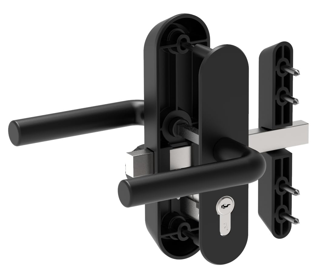 ARREGUI Duplex MMT4714-E Sistema de Cierre para Puertas de Trasteros | Solución de Seguridad con Cerrojo Integrado y Cilindro con 5 Llaves | para Puertas de 47 mm