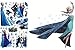 Kibi XXL Frozen Disney Stickers Muraux Reine des Neiges Salon Amovible Stickers Mural Elsa, Chambre Bebe Autocollants Frozen, Stickers Muraux Chambre Enfant Fille Princesse