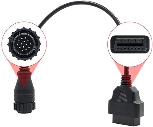 Miniatura 5 de E-Car Connection 14 Pin a 16 Pin OBDII Cable macho a hembra Adaptador Coche Diagnóstico OBD2 Cable para Mercedes Benz Sprinter