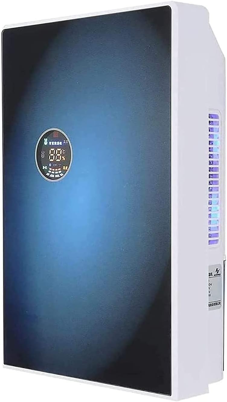3000Sq.Ft Ultra Quiet Dehumidifiers for Basements Removes Home Moisture to 20% with Water Tank Dehumidifiers for Bedroom Living Room (Blue)