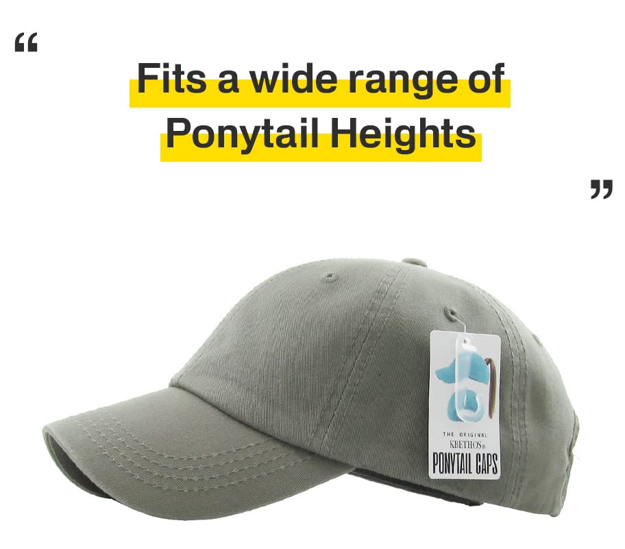 Image of Classic Plain Ponytail Messy High Bun Headwear Adjustable Cotton Trucker Mesh Glitter Hat Baseball Cap